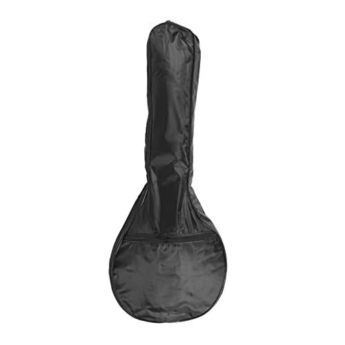 Yardwe 1Set Mandolin Bag Lightweight Oxford Cloth Carrying Bag with Smooth Zipper Comfortable Handle and Durable Design for of Your Mandolin