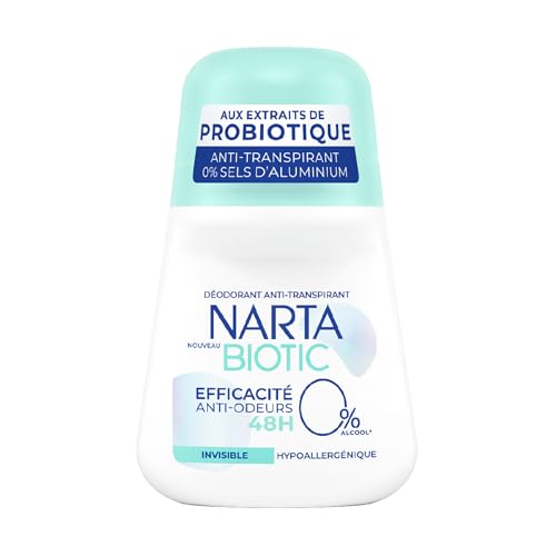 Narta Desodorante Biotic Invisible Roller, 50 ml