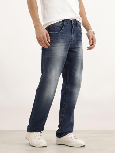 Image of WROGN Men's Anti Fit Jeans | Mid Rise | Jeans for Man