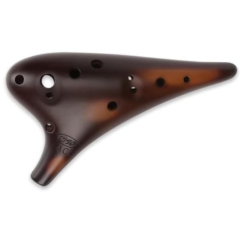 OcarinaWind "Forest Whisper" 12 Hole Ocarina Classic Straw Fire Masterpiece Collectible, Alto C Ceramic Ocarina - Highly Recommended by Shop Owner Cover