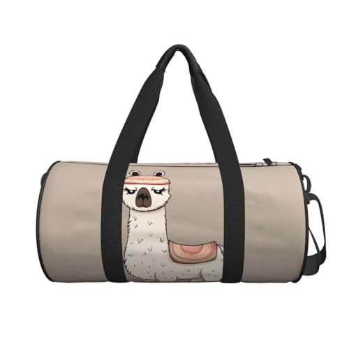No Drama Llama Duffle Bag for Women Men Personal Item Travel Bag Canvas Weekender Overnight Bag Lightweight Sports Tote Gym Bag Carry On Luggage Bag2