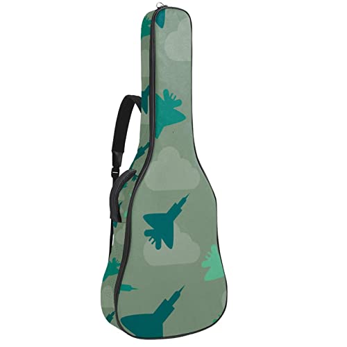 Housse de guitare acoustique étanche avec double bandoulière et poche Carte du monde rétro amusante avec vélo… - Les Beatles, Paul McCartney, John Lennon, RIngo Starr, George Harrison Housse de guitare acoustique étanche avec double bandoulière et poche Carte du monde rétro amusante avec vélo…