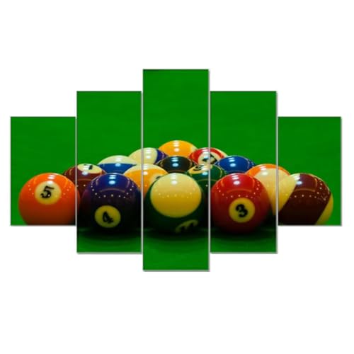 Affiches et impressions sur toile de billard moderne pour habiller un grand mur vide sans cadre