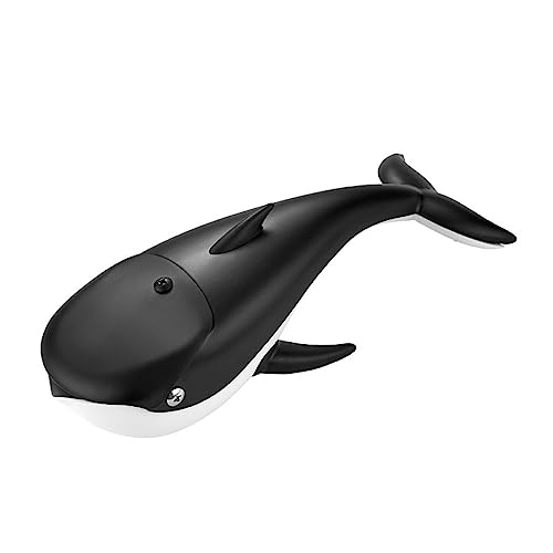 SplashFree - Exprimidor manual de limón con forma de ballena de acero inoxidable de grado alimenticio, exprimidor manual de cítricos fácil de usar