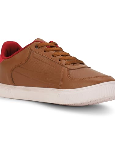 Image of Bata 8514 Aston E Casual Sneakers Brown Sport Shoes for Mens | Ideal for Everyday wear |Running| Walking | Regular wear Shoes |Urban Footwear.