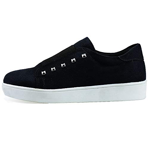 Tênis Sapatênis Neway Feminino Plataforma Preto com Relógio - 7106Preto