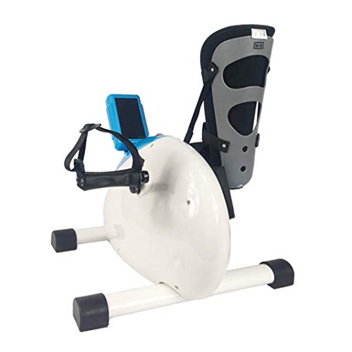 Máquina de rehabilitación eléctrica, Mini Bicicleta estática portátil para Ejercicios, Ejercitador motorizado de Pedales para piernas y Brazos para Personas Mayores, Ejercitador de Pedales para Bici