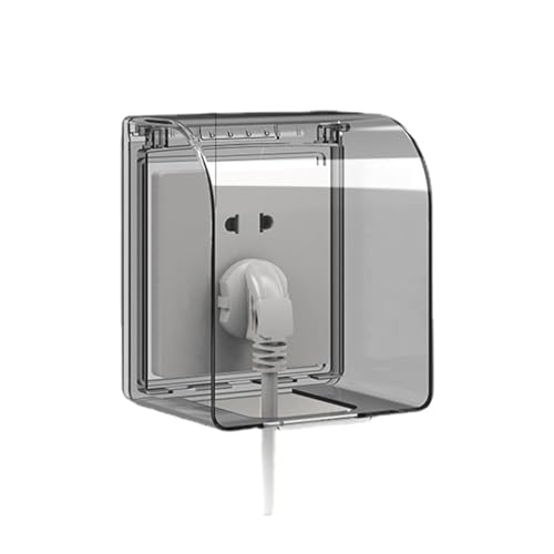 Image of Waterproof Wall Switch Socket Cover | Splash Guard Box Cover | Wall Switch Faceplate Panel Protector |Transparent Safety Cover For Home & Office