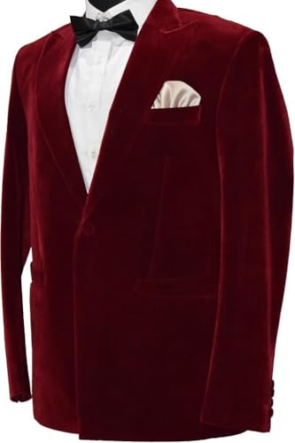 Elegant Maroon Velvet Blazer for Men – Wedding, Party & Formal Wear3