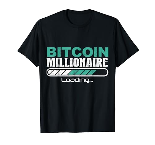 Bitcoin Millionaire Funny Bitcoin Crypto Cryptocurrency Camiseta