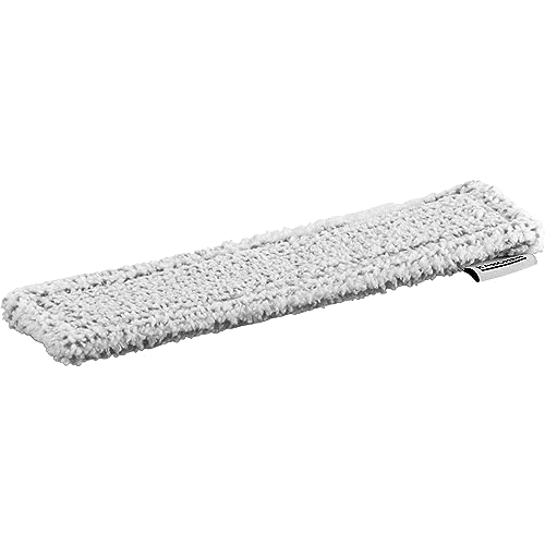 Kärcher Paño de microfibra para limpiadoras de cristales a batería WV de Kärcher, perfecto para ventanas exteriores, autofijación y múltiples fibras abrasivas. Incl. rascador para suciedad resistente