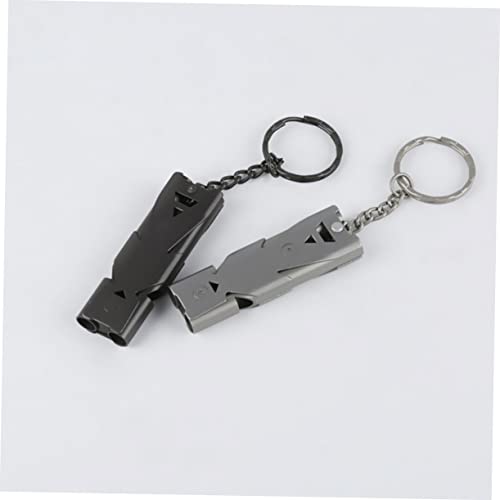 Silbato deportivo BESPORTBLE de acero inoxidable miniatura 7