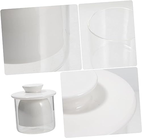 Boîte de rangement pour beurre et fromage récipient verre robuste - 3