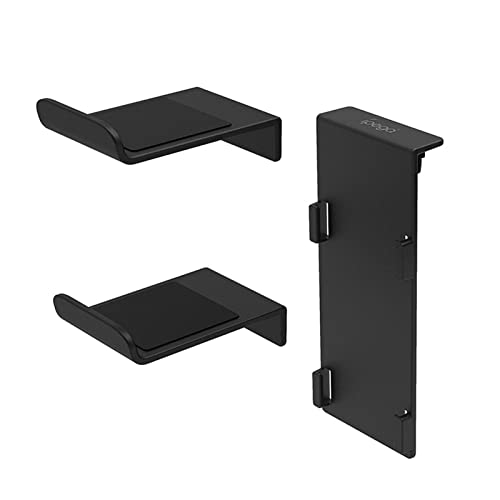 Qiyanzz Headphone Bracket Hanger, Aluminum Headphone Sound bar Bracket, Universal Adapter for Gaming Computer Accessories, Black