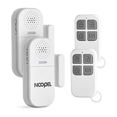 Door Alarm with Remote, Door Chime for Business When Entering, 130db Window Alarm Sensors for Kids Safety Home Security, Adjustable Volume Cover