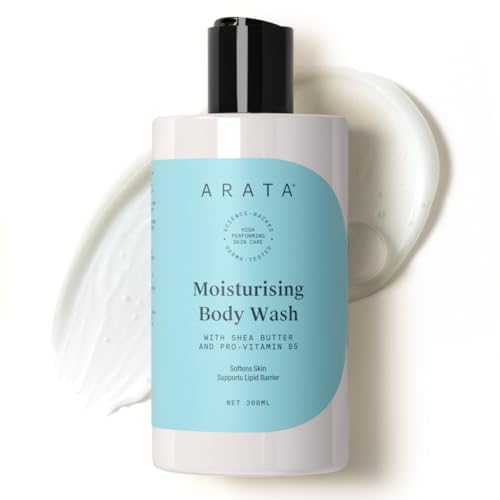 Image of Arata 1% Salicylic Acid Body Wash for Bacne, Bumpy & Strawberry Skin | Exfoliates, Cleanses & Smoothens | Moisturising Shea Butter & Glycerine | Paraben & Silicone-Free | For All Skin Types | 300ml