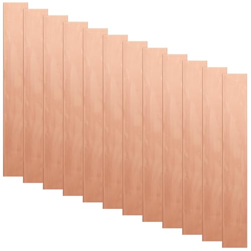 12 Pcs Pure Copper Anode Sheets, 0.04