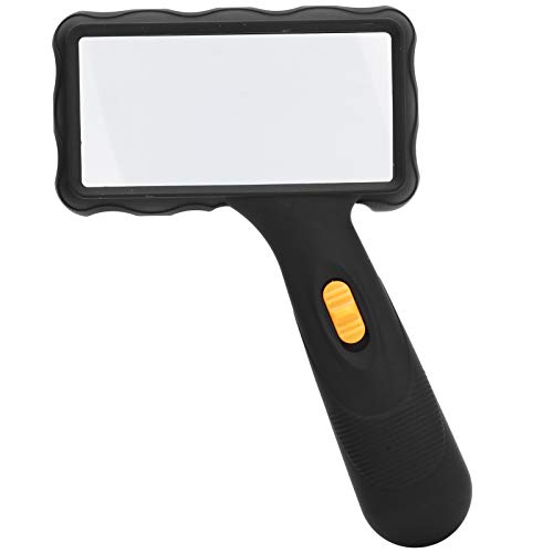 Lupa de Mano LED 2X, Lente óptica Regulable, Herramienta de inspección de Bolsillo, para Lectura de Monedas de impresión pequeña
