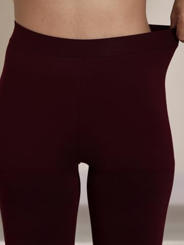 TWIN BIRDS Tailored Cut & Classic Fit Stretchable Viscose Elasthane Fabric Ankle Length Leggings for Women