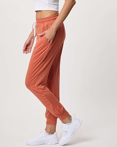 Real Essentials 3 Pack: Women's Ultra-Soft Lounge Joggers Sweatpants Athletic Yoga Pants with Pockets (Available in Plus)