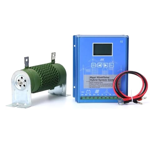 Mdxtog 3000 Watt Wind Turbine Generator Kit, 3KW Windmill Generator, 24V 48V 96V 120V Free Energy Generator, Vertical Axis Wind Generator for Home Use(48V)