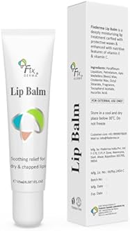 Fixderma Lip Balm With Vitamin C & E For Pigmented, Dry & Chapped Lips | Soft, Hydrating & Nourishes Lip | Even Out Lip Tone | Lip Balm For Dark Lips | 15ml