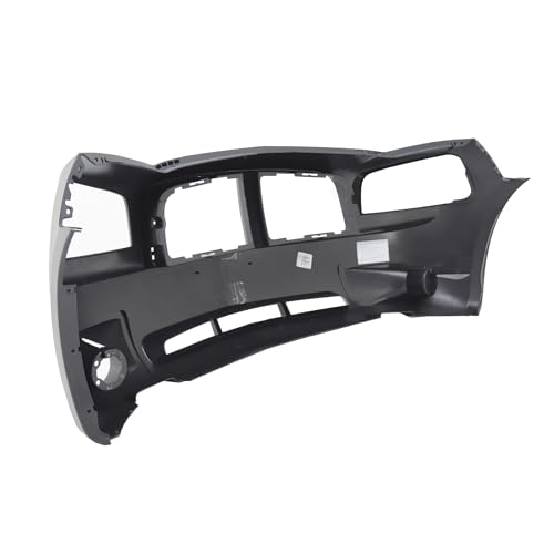 Image of FitParts Compatible with Dodge Charger 2006-2010 Front Bumper Cover | Primed, With Fog Light Holes, Sedan, Ready to Paint, OEM 4806179AE, CH1000461