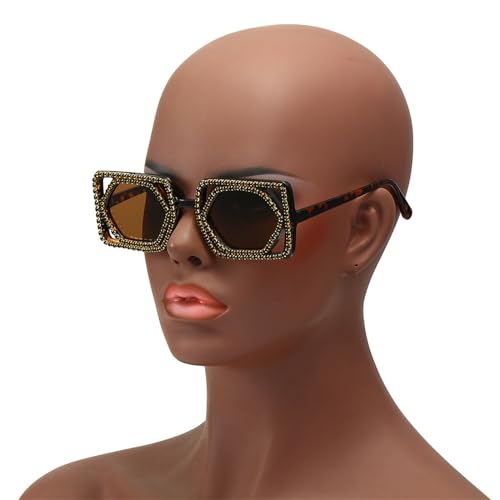 willochra Trendy Diamond Hollow Sunglasses Women Fashion Luxury bling Rhinestone Square Sun Glasses Female Party Eyewear2