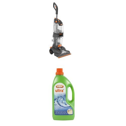 VAX W85-PP-T Dual Power Pro Carpet Washer, 1200 W and Ultra+ Carpet Solution Bundle