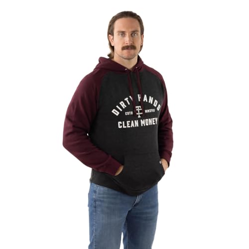 TROLL CO. CLOTHING Dirty Hands Clean Money 2-Tone Midweight Hoodie Pullover4