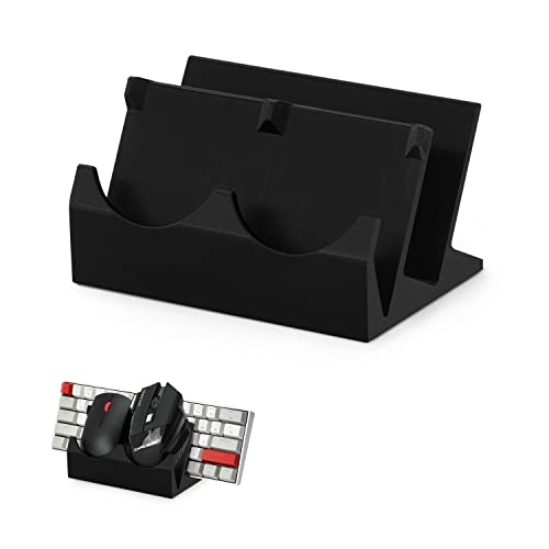 Image of Brainwavz Desktop Keyboard & Dual PC Mouse Stand Holder, Suitable for Small Or Large Keyboards, Gaming & Office Mice - Organize Your Work Or Game Space and Keep it Clutter-Free (DK03)