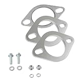 Bawkars 2 PCS Car Exhaust Flange Gasket, 3