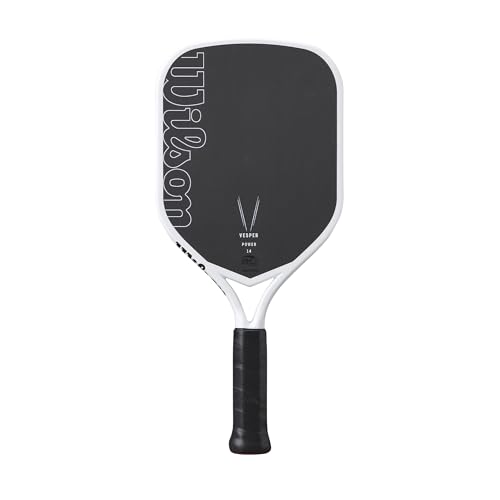 Wilson Vesper Power 14 Pickleball Paddle - Black/White,...