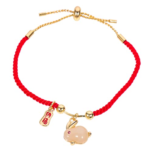 Bracelet corde YSJNGF pour fille avec motif lapin mignon, un accessoire ajustable tendance