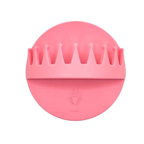 Trap Queen Hair Catcher Wall-Mount Suction Hair Collector. Silicone Catcher for Bath & Shower (Pink)