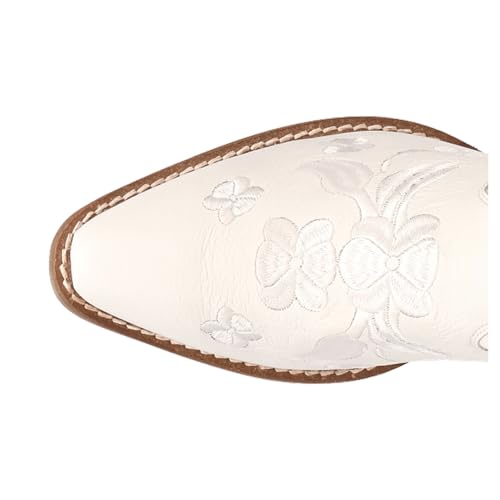 Dingo Women's Love Bug Floral Embroidered Snip Toe Western Boot4