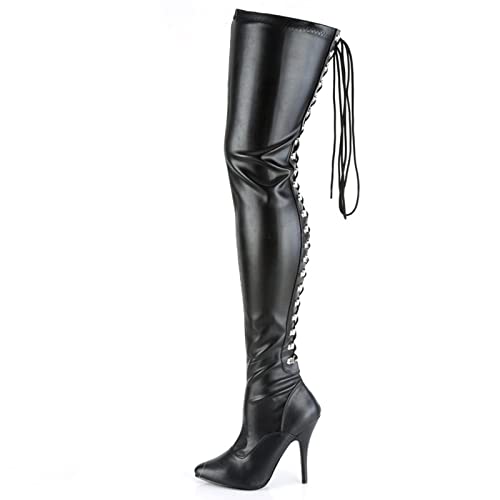 Bottes de mode pour femmes hauteur cuisses pour tenues de soirée et scènes
