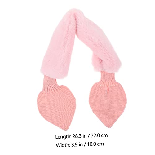 Bufanda de invierno para bebés, accesorio de felpa para ropa infantil 3
