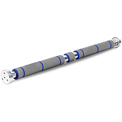 Doorway Pull Up Bar, Chin Up Bar Horizontal Upper Body Workout Bar for Home Gym Exercise (Grey-Blue) Cover