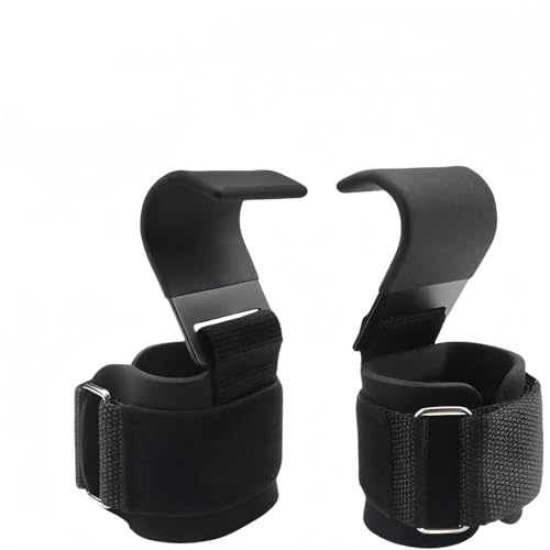 YSTrillion Gewichtheberhaken,2 Stück Power Zughilfen Krafttraining,Zughilfen Haken,Liftups,Shrugs für Bodybuilding,Gewichtheben,Krafttraining & Fitness Schwarz YSTrillion Gewichtheberhaken,2 Stück Power Zughilfen Krafttraining,Zughilfen Haken,Liftups,Shrugs für Bodybuilding,Gewichtheben,Krafttraining & Fitness Schwarz