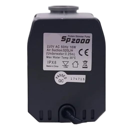 Pompa a spazzola ad ago CC Bubble Magus Skimmer SP600 SP1000 Pompa for proteine ​​con DSP-1000 DSP-2000 DSP-4000(SP-2000)