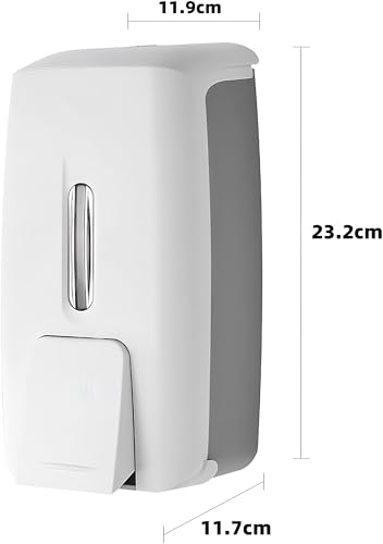 Image of Carnival 800ml Manual Soap Dispenser for Bathroom Home | Hand Wash, Shampoo, Lotion, Liquid Soap Dispenser for Wash Basin | Wall Mount