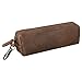 Produktbild STILORD 'Camillo' Lederetui Stifte und Schlüssel Tasche Vintage Federmappe mit Schlüsselring Stiftetasche Schlampermäppchen aus echtem Leder, Farbe:mittel - braun