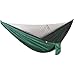 Csafyrt Camping Hammock 114x55 Inch Double Hammock Tent with AntiSting Mesh Side Pocket Portable Nylon Hanging Bed Green