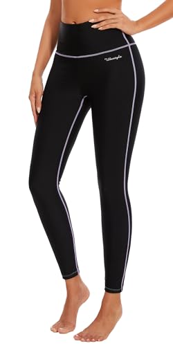 Image of Ubestyle Women's Swim Pants UPF 50+ High Waist Rash Guard Leggings