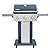 Permasteel 3-Burner 30,000 BTU Gas Grill with 512 in2 Cooking Surface, Natural Gas Conversion Kit for Kenmore 3 Burner Grills