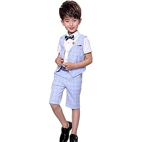 Traje Corto de Boda para niños con 4 Piezas Cover