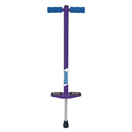 Geospace Jumparoo Boing! JR. Pogo Stick by Air Kicks, Small for Kids 50 to 90 Lbs (Purple)