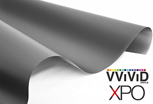 Image of VViViD XPO Charcoal Matte Gun Metal Vinyl Wrap Roll with Air Release Technology (3FT x 5FT)