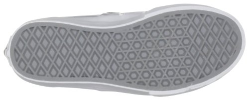 Image of Vans Girl's Fashion Sports Canvas Trainer, Glitter Silver, UK 2 /US 00